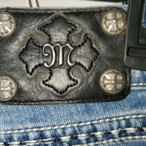 MISS ME Womens Bootcut distressed Jeans 28 - Picture 12 of 14